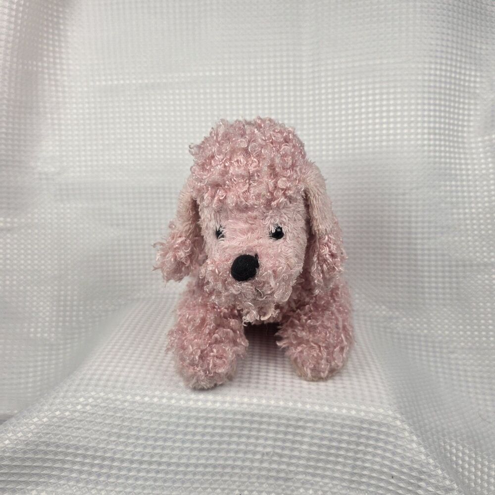 Webkinz Ganz Pink Poodle Dog Plush Stuffed Animal HM107 No Code Tag  8 Inch